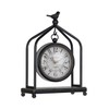 SOFFEE DESIGN 7.5'' x 10'' Mantel Clock Iron Tower Frame,