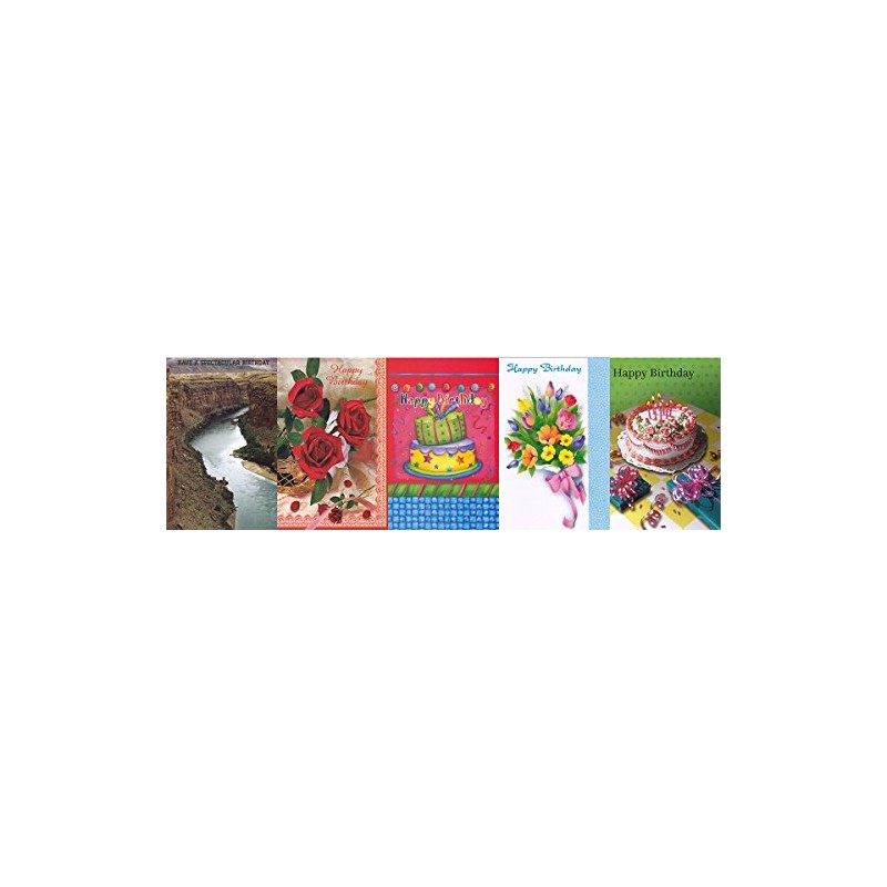Assorted Birthday Greeting Cards 30 Pack