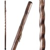 Brazos 55" Twisted Trail Blazer Handcrafted Walking Stick, Brown, Made