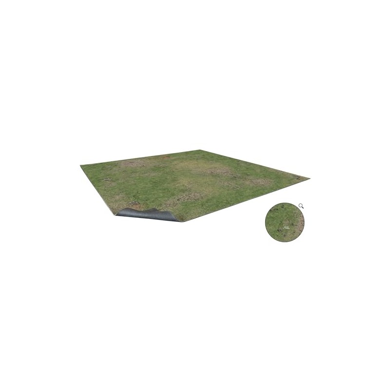 Battle Systems Grassy Fields Gaming Mat 3x3 - Grid