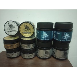 Lobo Negro Cera Modeladora Y Gel Para Cabello Kit Lote