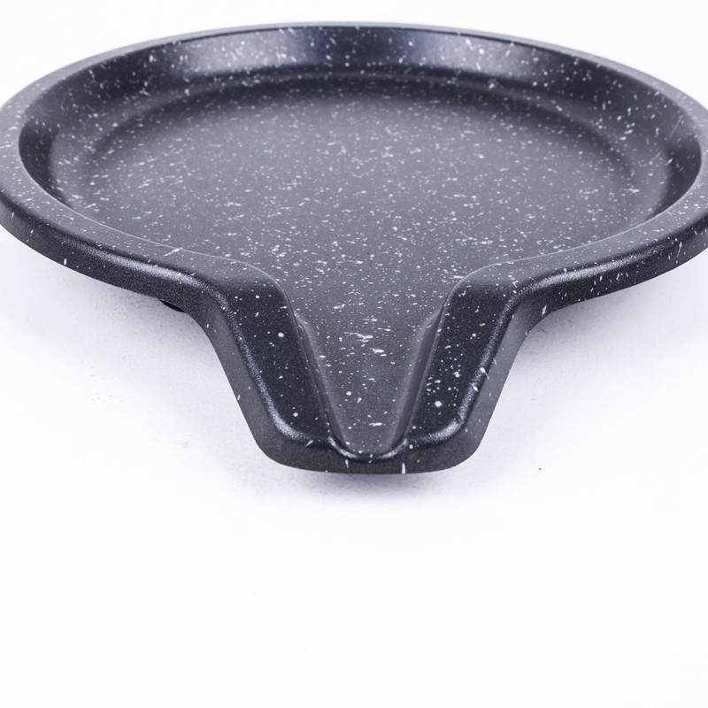 D1KOREA Stovetop Korean BBQ Grill Pan, 15 inch, Cast Aluminum,