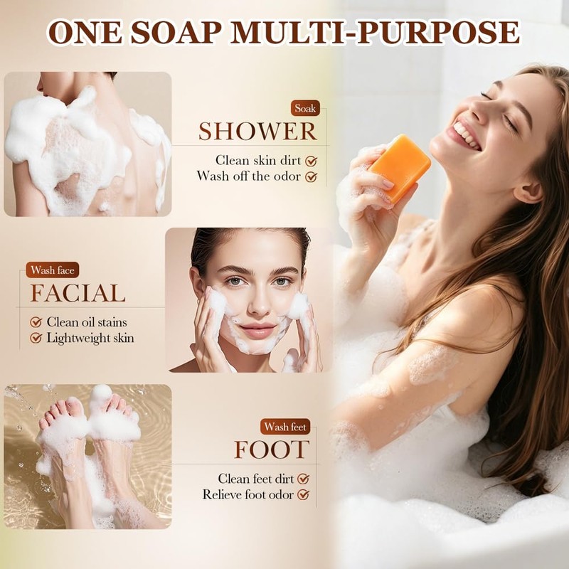 Persimmon Soap for Cleansing, Pack of 2 (2 x 100