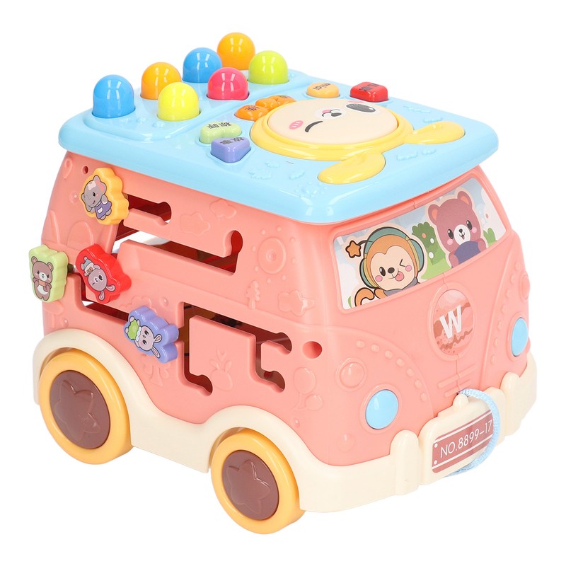 Bus Beat A Mole Toy Educational Sound Light Interactive Musical