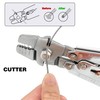 Sanuke Wire Rope Crimping Kit, Cable Swaging Tool Crimps up