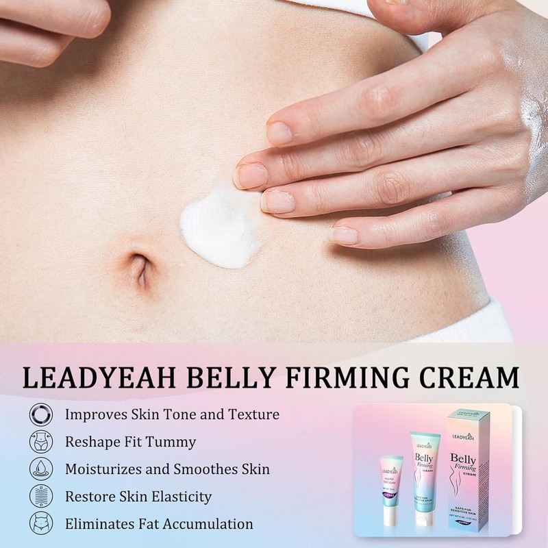Leadyeah Firming Body Cream for Belly, Thighs & Butt, Hydrating