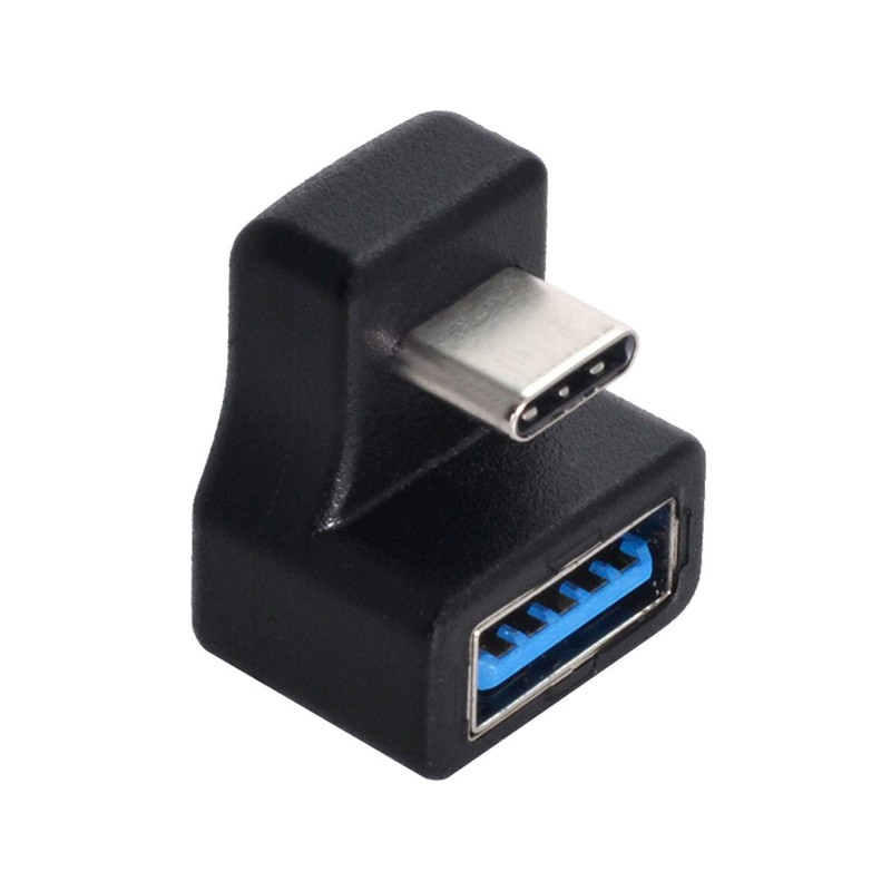 cablecc 180 Degree Up & Down Angled Type-C USB-C OTG