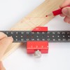 Ylinwtech Marking Gauge 0-300 mm, Scribing Tool, Carpenter's Square, Stop