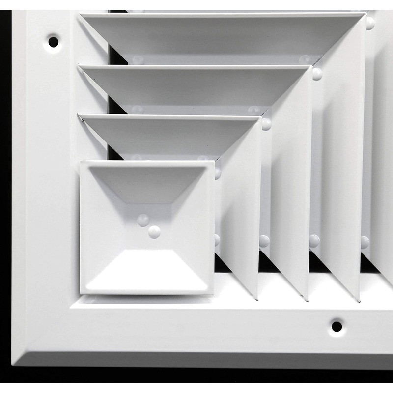 8 x 8 (in) HVAC Vent Cover - Corner Aluminum