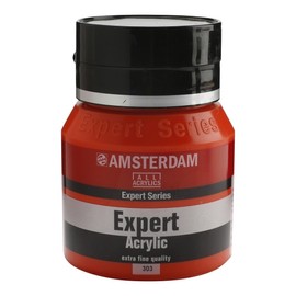 Amsterdam Expert - Artists Acrylic Paint 400ml Cadmium red light