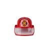Child's Red Firefighter Hat With Eye Shield
