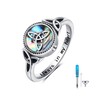 URONE Cremation Urn Ring for Ashes 925 Sterling Silver Memorial