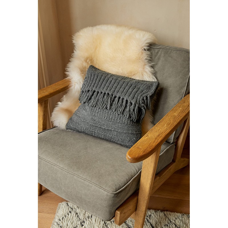 DMC Mindful Making Meditative Cushion Knitting Kit, One Size, Various