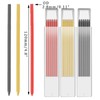 SyiXute 36 Pcs Carpenter Pencil Refills 2.8mm,Deep Hole Mechanical Construction