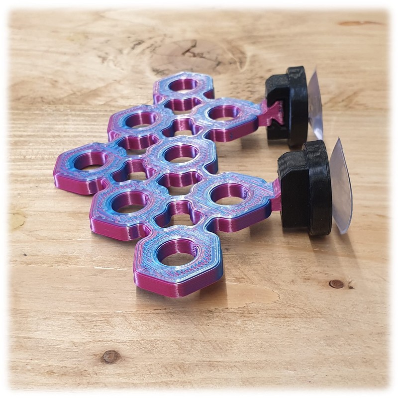 8 Hole Frag Rack Special edition Purple/Blue 2 tone