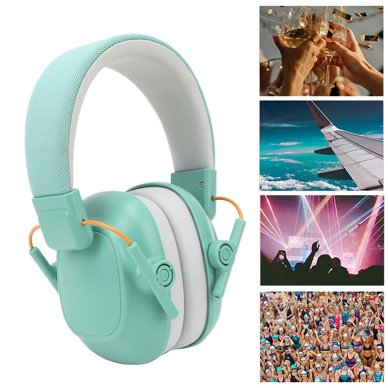Noise Reduction Safety Ear Muffs 25dB Hearing Protection Earmuffs Sound