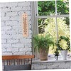 CAXUSD Professional Wall Thermometer Pcs Wooden Room Thermometers Accurate Temperature
