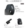No BoRDER FABLT Belt, Nylon, 1.5 inches (38 mm), Made