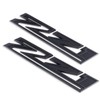 2019-2023 New Z71 Emblem Badges for Silverado 2PCS (Matte Black)