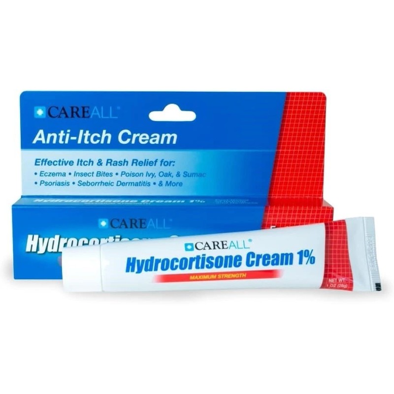 careall #1 cremas de hidrocortisona al 1 %, 1oz, alivia