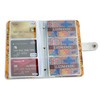 Czzmy PU Leather Business Card Holder for 96 Cards, Ideal