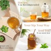 Johou Peppermint Herbal Tea Pods, Specially Ground Pure herb, Full-Flavor,