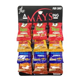 Big D Nuts 12 Pks Salted | Dry Roasted | Chilli | Honey 'The AMaysing' Pub Card