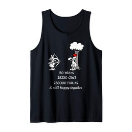 50th Wedding Anniversary Parents Gift 50 Years Of Marriage Tank Top