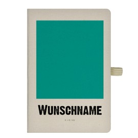 Mr. & Mrs. Panda DIN A4 Personalisiertes Notizbuch Lebkuchenhaus - Personalisierte Geschenke, Notizbuch bedrucken, Wintermotiv, Notizbuch mit Namen,