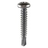 Osato Stainless Steel Piercing Screws, Pot Head, 0.2 inch (4
