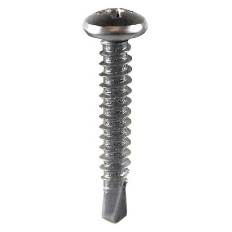 Osato Stainless Steel Piercing Screws, Pot Head, 0.2 inch (4