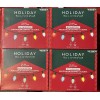 Holiday Living - (4 Sets) 25ct Multi-Color Ceramic C9 Lights