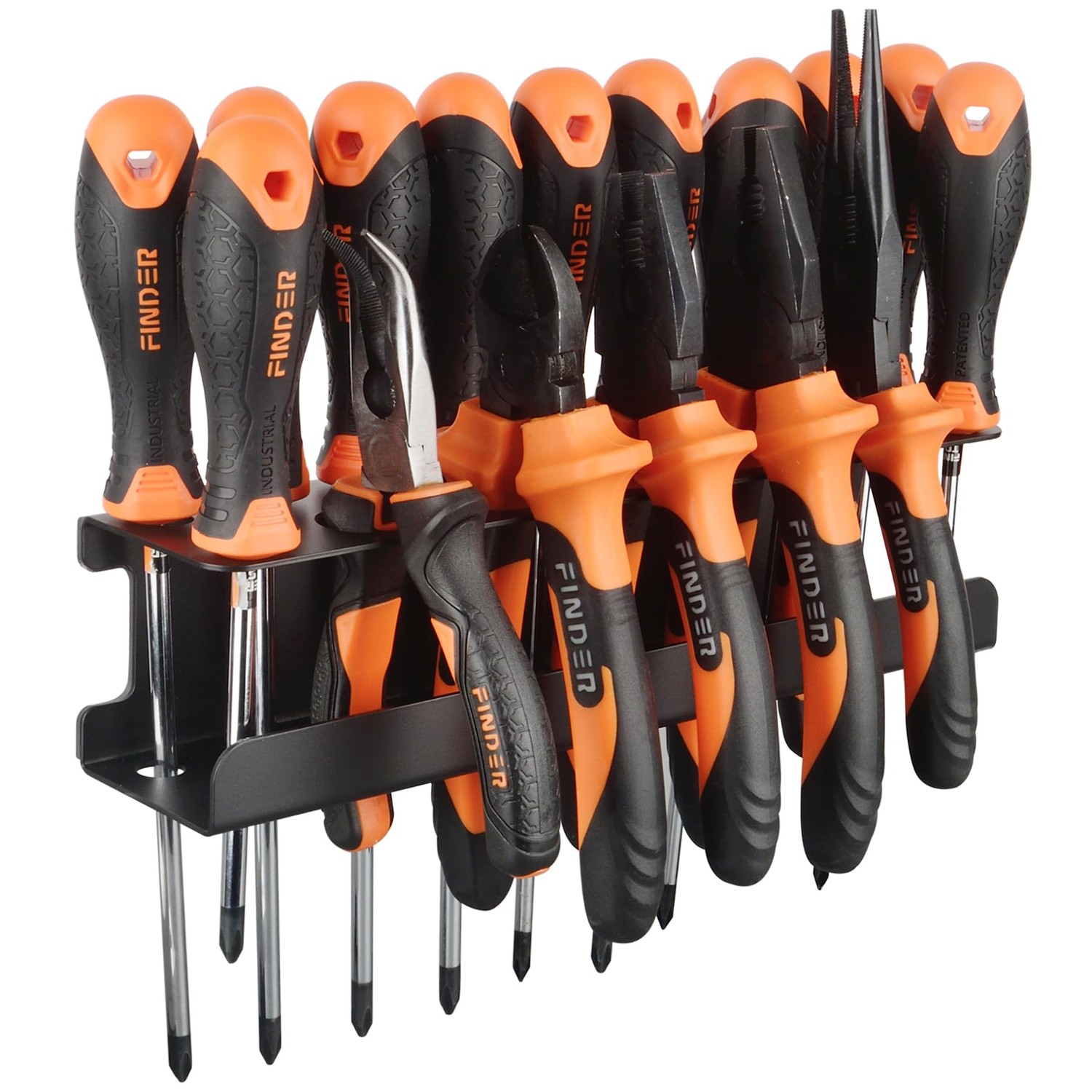 MUTUACTOR Screwdriver Organizer Rack Heavy Duty,Magnetic Mount ...