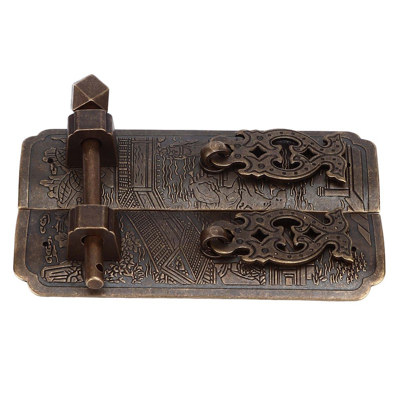 Antique Drawer Pendant Pulls Beautifully Engraved High Hardness Brass Book