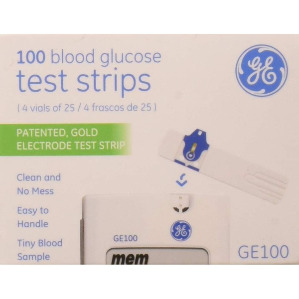 GA/Bionime GE100 Diabetic Test Strips, 100 Count