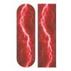 Nander Thunder Lightning Red Skateboard Grip Tape Sheet,Non Slip Waterproof