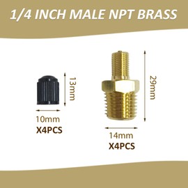 4 Pcs Car Tire Valve, Car Tire Accessories, Tire Valve Replacement, Brass Tire Valve, Tire Valve Adapter