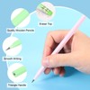 PATIKIL Round Pencils, 12 Pcs Triangle HB Graphite Pencil Wooden