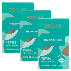 BB Lab Hyaluronic Acid 700mg x 30 capsules x 3 boxes, 3 month supply / 비비랩 히알루론산 700mg x 30캡슐 x 3박스 3개월분