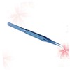 jojofuny Titanium Alloy Curved Tip Tweezers Precision Tweezers for Electronics