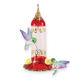 Glass Baron Hanging Hummingbird Feeder
