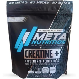 Meta Nutrition Creatina Monohidratada Micronizada Pura. 550gr, 110 Porciones Edición Limitada. Sin Sabor, Pre-workout