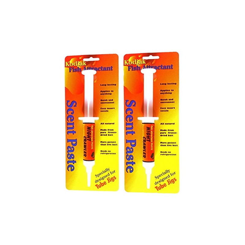 Kodiak Fish Attractants Fishing Scent Attractant Injector, Nightcrawler Scent 2