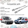 Autoparts - 2x Door lock repair Pin sliding side door