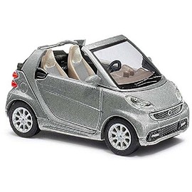Busch 46272 - Smart 2012 Cabrio CMD, silbermetallic