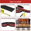Aroilder Carpet Floor Transition Strip 10Ft, Self-Adhesive Carpet to Tile