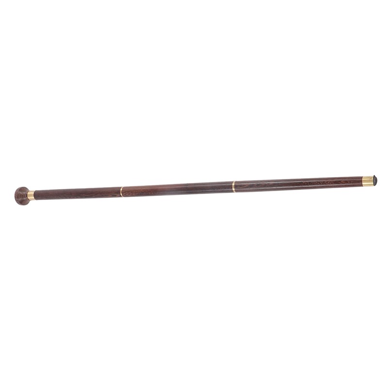 Elderly Wenge Walking Stick Elegant Ergonomic Detachable Round Grip Walking