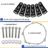GOLKNHA Clutch & Gasket Kit Compatible with Yamaha YZF R6