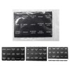 2 Gang Rocker Switch Panel with 45 Pattern Stickers, Keenso