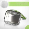 Femora Lunch Box High Steel Rectangle Heavy Duty Airtight Leakproof
